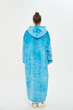 Plus Size Sherpa Wearable Hoodie Blanket for Adults - Oversized Custom Winter Apparel from China Factory