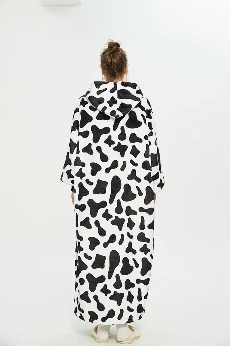 Plus Size Sherpa Wearable Hoodie Blanket for Adults - Oversized Custom Winter Apparel from China Factory